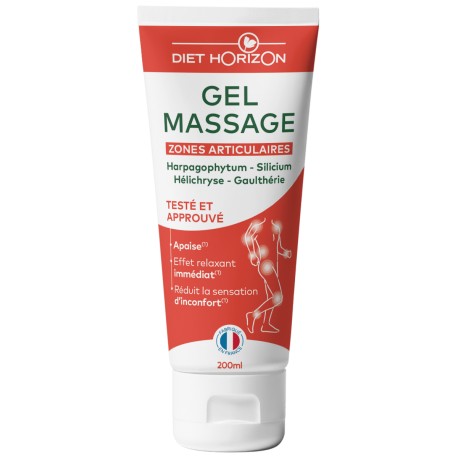 Gel massage ZONES ARTICULAIRES - DIET HORIZON - TUBE DE 200 ml