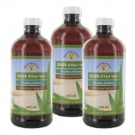 3 flacons de gelée d'Aloe vera