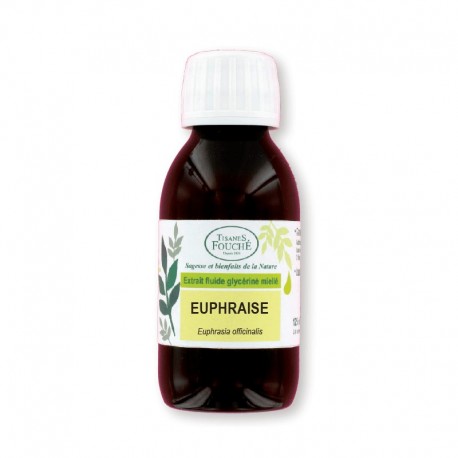 Extrait fluide glycériné et miellé d'Euphraise bio - 125 ml